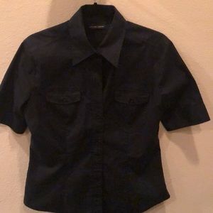 3/4 Sleeve Womens Ladies Cotton Poly Blouse Size L